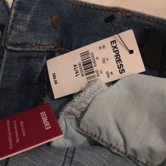 💋NWT EXPRESS SKINNY STRETCH DISTRESSED 💋 - Picture 7 of 8